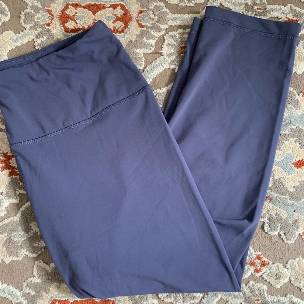 Blue/Grey Cropped Leggings